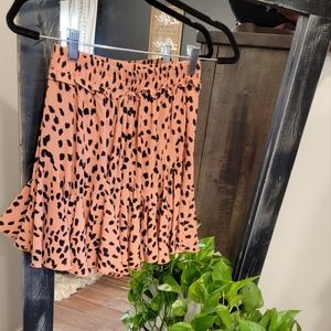 Animal Print Skirt